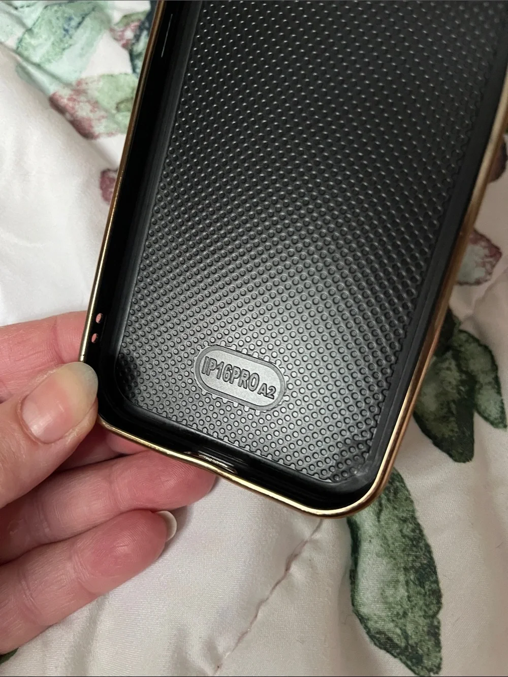 Case for IPhone 16 Pro Leopard Goldtone Tempered Glass
